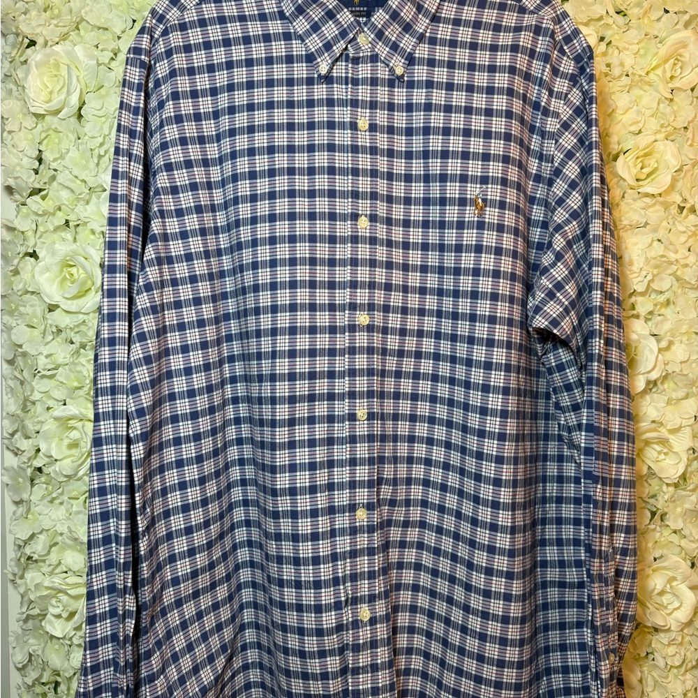 Ralph Lauren Classic Fit Plaid Oxford Shirt | Men’s XXL / 2XL | NWOT - Picture 5 of 12